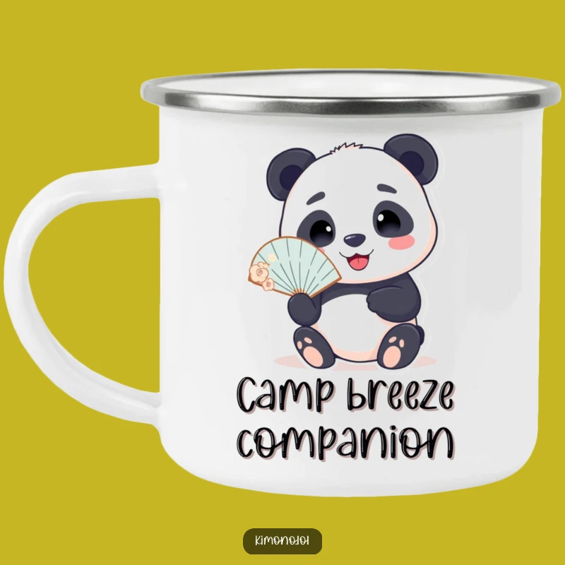 Funny Panda Fan Camping Mug: Relaxed Adventures Await!