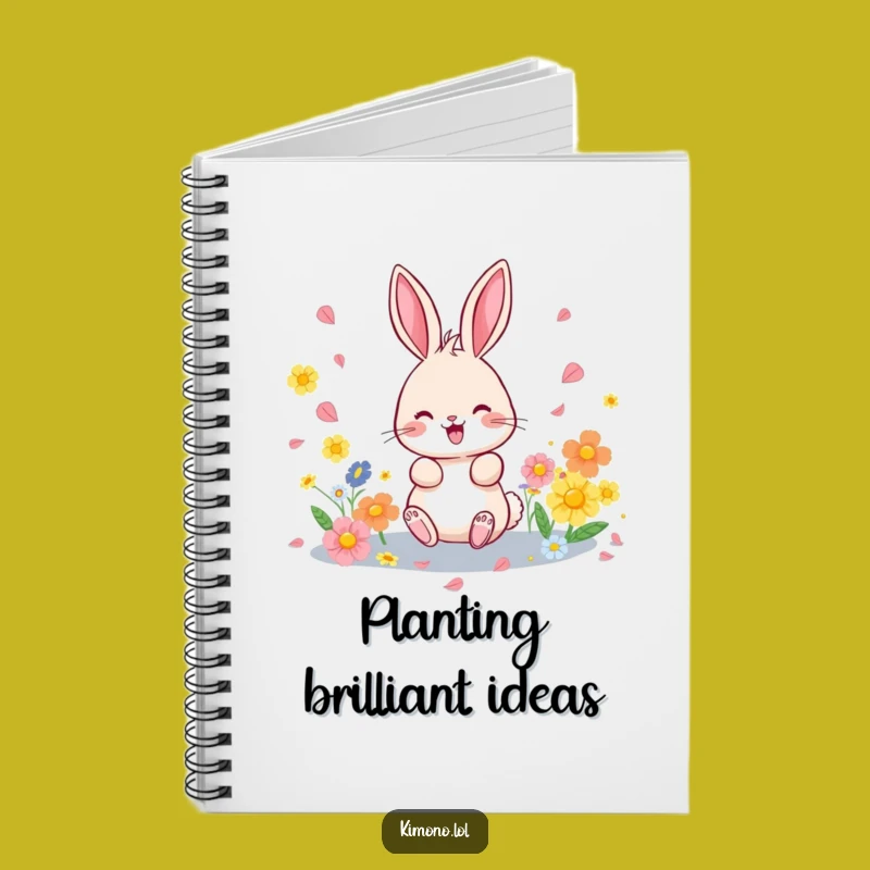 Funny Bunny Petal Notebook: Cute Journal for Ideas & Gifts
