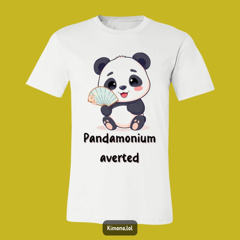 Funny Panda Fan T-Shirt: Stay Cool with Cute Humor!